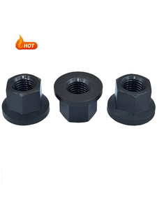 Écrou à bride avec coussinet, hexagonal surélevé, pour plaque <span class=keywords><strong>de</strong></span> presse, M8-M36, métrique, trempé - Product Image 1