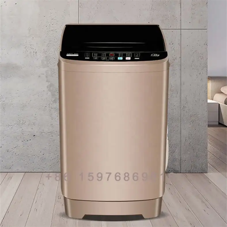 Hot selling 12kgs big capacity LED touch screen multi purpose coffee gold automatic washing machine with dryer