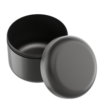 VAGRINDERS CannaPunk Récipients alimentaires biodégradables en silicone Étanche aux odeurs Stockage de pots d'herbes en aluminium
