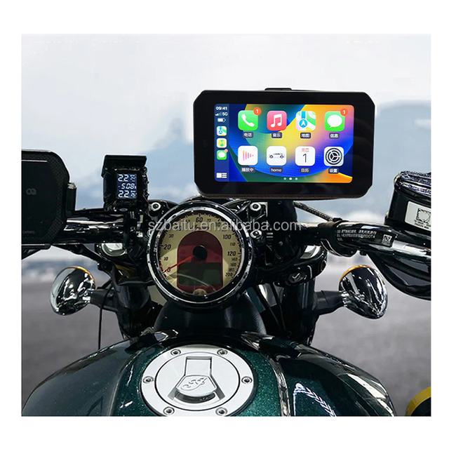 Motorcycle Carplay Screen for Motorcycle Gps Display Motor Wireless CarPlay Monitor Android Auto Screen AirPlay AutoLink