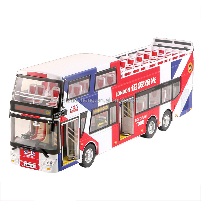 Shop Online Toy Double Decker Bus Opening Doors for Realistic Play