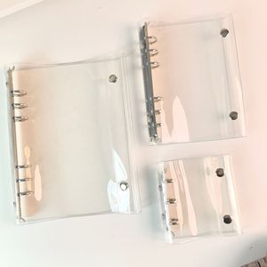 Tính thấm cao PVC máy tính xách tay Loose-Leaf Shell đôi-nút a5a6a8c9 Sổ Tay Acrylic Album ảnh lưu trữ bìa cứng Quà Tặng - Product Image 2