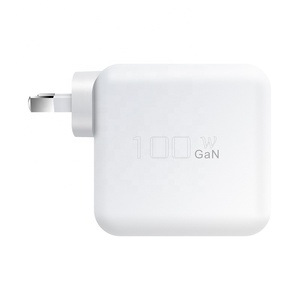 AU Plug 3 puertos 100W GaN <span class=keywords><strong>cargador</strong></span> rápido inteligente PD 3,0 tipo C adaptador de corriente para ordenador portátil con SCP OTP/OVP <span class=keywords><strong>cargador</strong></span> de escritorio de salida de 20V - Product Image 4
