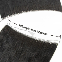 Extensions de cheveux chinois vierges bruts 100 % naturels, les plus vendues, de haute qualité, en plumes, tissage sans couture, faciles à installer