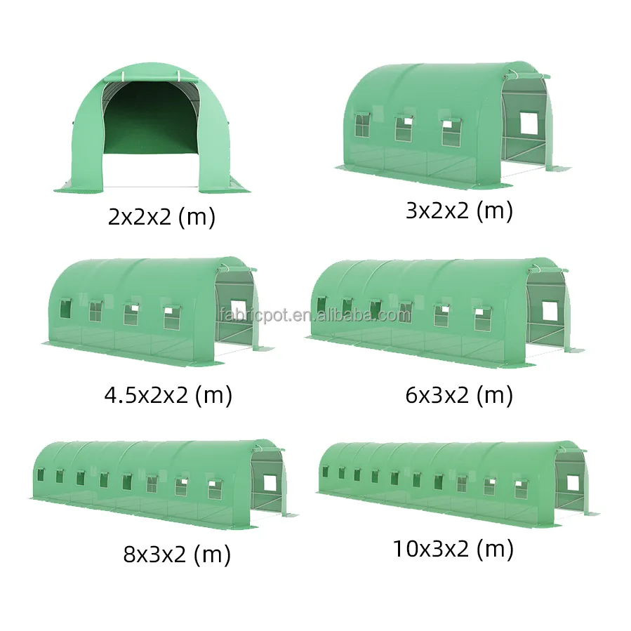 Ustom-Mini invernadero portátil para uso doméstico, invernadero pequeño de politúnel para exteriores, venta al por mayor