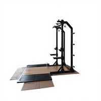 Plataforma de Pesas para Sentadillas con Barra para Gimnasio Comercial, Equipo de Entrenamiento de Fuerza y Fitness