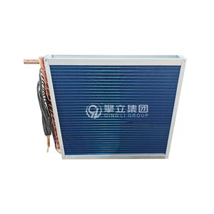 Évaporateur à ailettes en cuivre du groupe Qingli, refroidisseur d'air thermique en acier inoxydable à économie d'énergie - Product Image 1