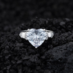 Ada Đồ Trang Sức Sẵn Sàng Để Tàu Sang Trọng 5A Zircon Rhodium Mạ S925 Sterling Silver Ring Cho Đám Cưới Các Bên Ngày Kỷ Niệm - Product Image 3