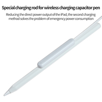Câble de charge magnétique USB C pour Apple Pencil 2ème génération, adaptateur de chargeur Type C pour Apple Pencil 2ème génération, stylet en plastique