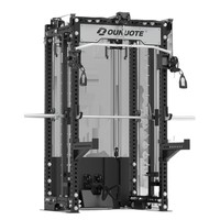 Machine Smith Commerciale Multi-Gym, Équipement de Fitness pour la Maison, Rack à Squat Pliable, Presse à Crossover, Bench Press 1290mm