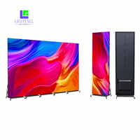 Écran LED portable intelligent pour publicité intérieure P1.2, affichage d'affiches LED pour centre commercial 640x1920mm