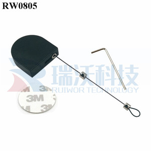 RUIWOR RW0805 Hộp Kéo Chống Trộm Mini Hình Chữ D Plus Điều Chỉnh Vòng Lặp Lasso Kết Thúc Bằng Khóa Kim Loại Allen Key - Product Image 5