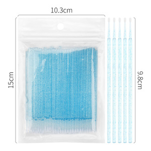 <span class=keywords><strong>Coton</strong></span>-<span class=keywords><strong>tige</strong></span> de cristal de haute qualité pour le nettoyage et le démontage de la broderie de greffage de cils Outil de soin des cils polyvalent - Product Image 5