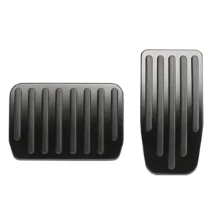 Compatible with Tesla Model 3 Model Y Foot Pedal Pads Set Non-Slip Performance Auto Aluminum Pedal Covers Accessories