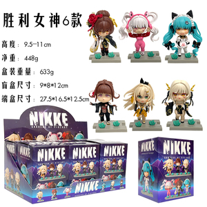 Figurines d'anime japonaises de jeu populaire, 9,5-11 cm, 6 pièces/ensemble, figurines en PVC, boîte aveugle, modèle de collection, jouets de poupée - Product Image 4