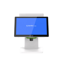 15,6-дюймовый смарт-планшет POS с Wi-Fi, двумя сенсорными экранами, Windows/Android, Intel Core i3/i5/i7, 4 ГБ/8 ГБ ОЗУ, 64 ГБ/128 ГБ/256 ГБ
