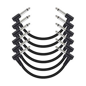 Câble de guitare pour effets de pédalier avec <span class=keywords><strong>prise</strong></span> à Angle droit pour guitare électrique et basse - Product Image 1