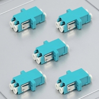 Adaptateur de fibre optique intérieur à faible perte de signal SC LC ST FC en option, coupleur simple ou double pour réseau d'accès FTTH
