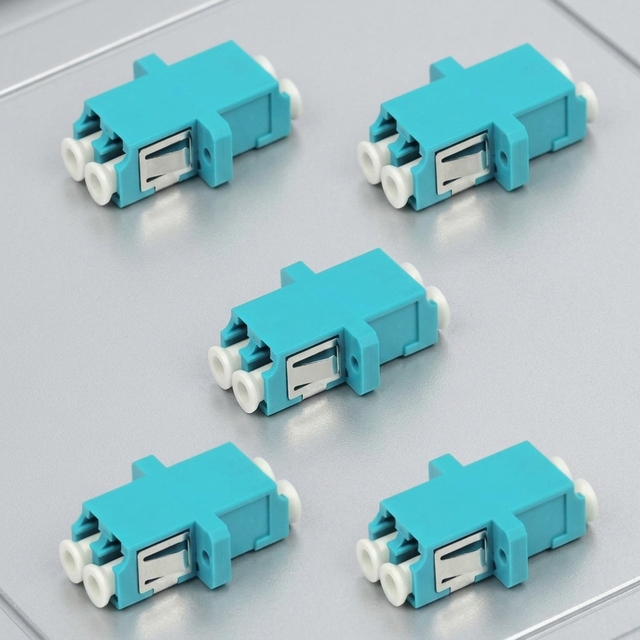 Low Insert Loss Indoor Fiber Optic Adapter SC LC ST FC Optional Simplex Duplex Coupler for FTTH Access Network