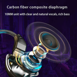 Auricolari In-Ear Hi-Fi con Driver Dinamici 2DD e Armatura Bilanciata, Cuffie Monitor Cablate di Alta Qualità con Microfono - Product Image 2