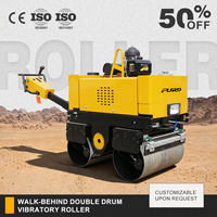 Compacteur vibrant mini-rouleau compresseur routier 0,8 tonne, à conducteur marchant, avec moteur diesel ou essence, directement de l'usine