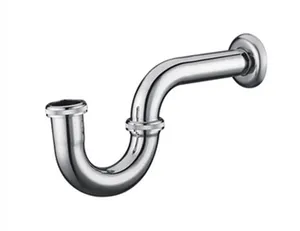 Trampa de latón de alta calidad para botella de baño, sifón, tubo de drenaje Tubular, gran oferta, ND022