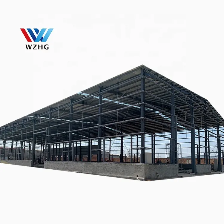 Доступная стальная рама, полиуретановая сэндвич-панель для крыши и стен, стальная конструкция, многоэтажное здание складов