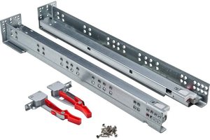 Sản Phẩm Mới Đồ Nội Thất Phần Cứng Tủ Bếp Phụ Kiện Kính Thiên Văn Kênh Hidden Đường Ray Đẩy Để Mở Ngăn Kéo Trượt - Product Image 2