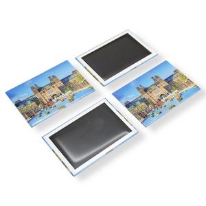 Aimant de réfrigérateur personnalisé en résine, cadeau promotionnel, souvenir touristique, pays, ville, aimant de réfrigérateur en fer blanc avec peinture transparente - Product Image 2