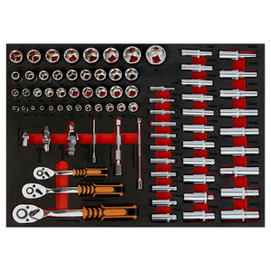 Outils de mécanicien, ensemble de 252 outils pour véhicules, boîte à outils, clé à douille, ensemble d'outils <span class=keywords><strong>Workpro</strong></span> - Product Image 2