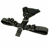 Harnais pour chien en néoprène souple rembourré respirant avec boucle en métal tactique robuste réglable avec Airtag