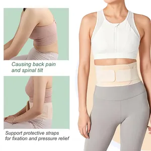 1 pièce Nouvelle <span class=keywords><strong>ceinture</strong></span> <span class=keywords><strong>de</strong></span> soutien lombaire fine <span class=keywords><strong>pour</strong></span> soulager les douleurs du bas du <span class=keywords><strong>dos</strong></span>, support <span class=keywords><strong>de</strong></span> taille <span class=keywords><strong>pour</strong></span> hommes et femmes, en matériau composite - Product Image 2