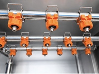 Volledig automatische 304 roestvrijstalen fruitlade-wasmachine pomp PLC tandwielmotor - Hoge efficiëntie sterilisatie lage kosten