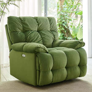 Canapé inclinable électrique Siveli SF-079 - <span class=keywords><strong>Chaise</strong></span> <span class=keywords><strong>de</strong></span> détente en cuir PU, design moderne pour salon, hôtel et salle <span class=keywords><strong>de</strong></span> sport, fauteuil pivotant - Product Image 1