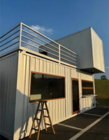 Maison mobile créative de style conteneur pour influenceurs, kiosque de vente pour zones scéniques extérieures, maison mobile pour chantier de construction