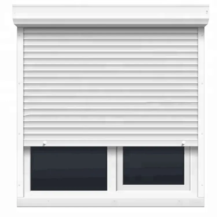 Modern Convenient Aluminum Material Automatic Window White Roller Shutter Window