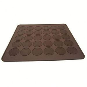 Customized 30 Operture Round Heat Resistant Macaron <b>Silicone</b> <b>Baking</b> <b>Mat</b> Wholesale Macaron <b>Mat</b> - Product Image 3