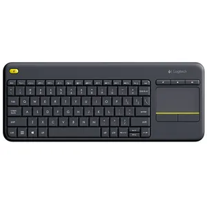 Orijinal Logitech K400 artı kablosuz dokunmatik klavye kablosuz Touchpad klavye TV bağlı için