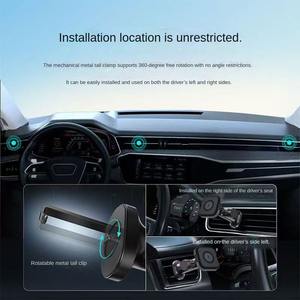 Cargador Inalámbrico Magnético para Auto de 15W, Soporte para Teléfono con Clip para Rejilla de Ventilación, 360° °   Adsorción Magnética Fuerte y Giratoria Universal para Todos los Autos - Product Image 2