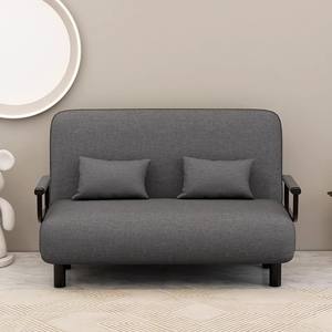 Modern Single <strong>Sofa</strong> <strong>Bed</strong> Foldable Telescopic Fabric Upholstery Metal Frame Extendable for Home Apartment Office for Lunch Breaks - Product Image 2