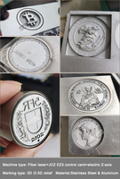 Máquina de Grabado y Marcado Láser de Fibra JPT MOPA de 100W, para Pequeñas Empresas, Grabado en Piedra y Metal, Grabado en Relieve 2.5D