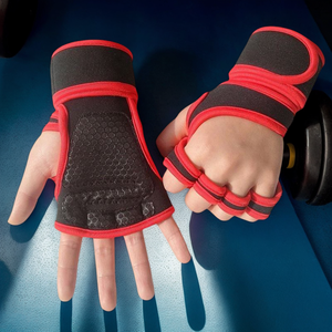 Gants de musculation unisexes 2026 personnalisables avec logo, en néoprène, fermeture magnétique, antidérapants et rembourrés, pour l'entraînement en salle de sport - Product Image 3