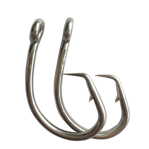 เบ็ดตกปลาทะเลน้ำเค็มสแตนเลสขนาดใหญ่ สำหรับปลาทูน่า รุ่น Silver Eagle Hook - Product Image 1