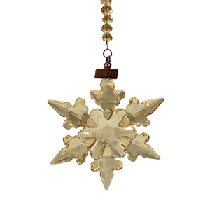 Ornement d'étoile pour sapin de Noël, flocon de neige en cristal - Product Image 6
