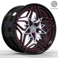 168 Jantes forgées personnalisées en 2 pièces de 18, 19, 20, 21, 22 pouces, 5x114.3, 5x105, 6061-T6, en alliage pour Chevrolet, Toyota, Ford, 5x115