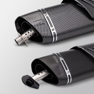 Tuyau d'échappement universel 51mm pour Z400 Z900 MT09 <span class=keywords><strong>MT07</strong></span> R3 NANJA400 K10 <span class=keywords><strong>Silencieux</strong></span> de queue de moto avec Db Killer - Product Image 3