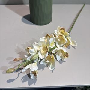 Usine vente directe artificielle Wheath orchid fleurs longue tige plantes pour la décoration de vase à la maison - Product Image 5