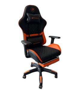 Silla Ejecutiva Cougar de Respaldo Alto, Diseño de Camuflaje, Extensible, Plegable, Ergonómica, de Cuero Sintético, con Espuma Gruesa y Acero Inoxidable - Product Image 3