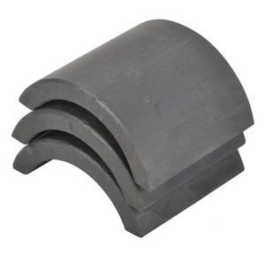 Industrial <strong>Ferrite</strong> <strong>Segment</strong> <strong>Magnet</strong> Y35BH Models Disc Pattern with Bending Processing Service - Product Image 5