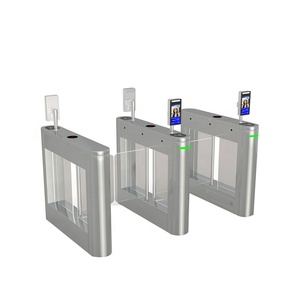 Quick Pass Barcode Reader Scanner <strong>Gate</strong> Door <strong>Access</strong> <strong>Control</strong> System Brushless Motor Stainless Steel Arm Swing Barrier Turnstile - Product Image 2